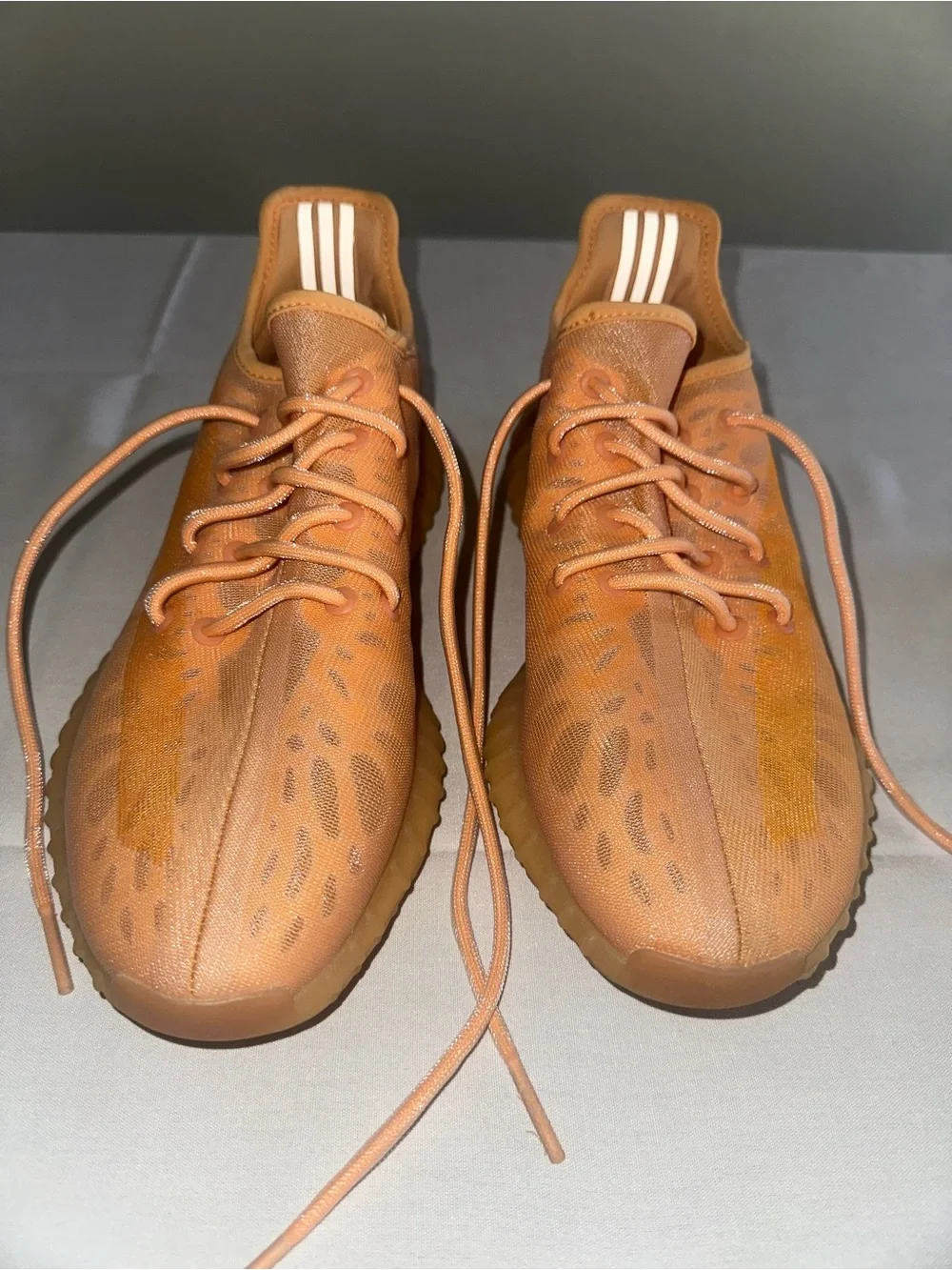 Yeezy Boost 350 V2 Orange/Peach Athletic Sneakers